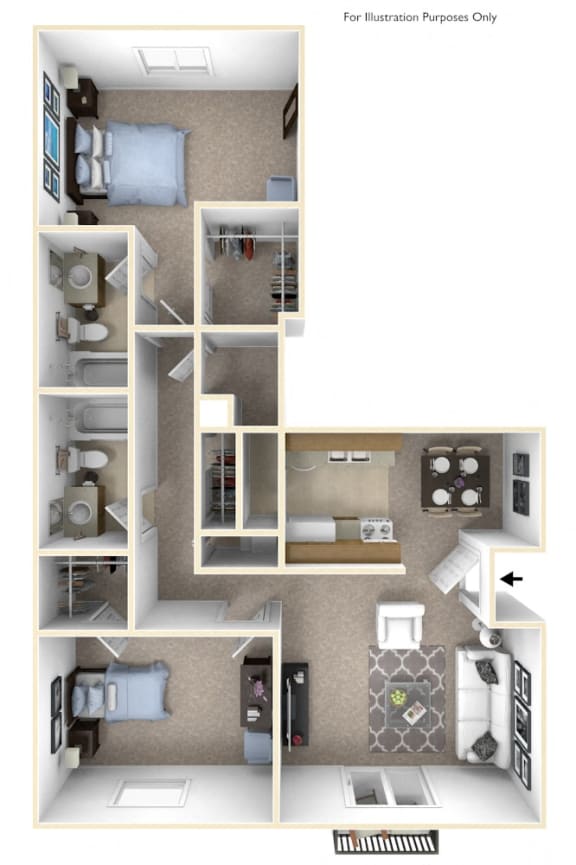 Live Your Best Life in Our 1 & 2 Bedroom Apartments in Wixom, MI